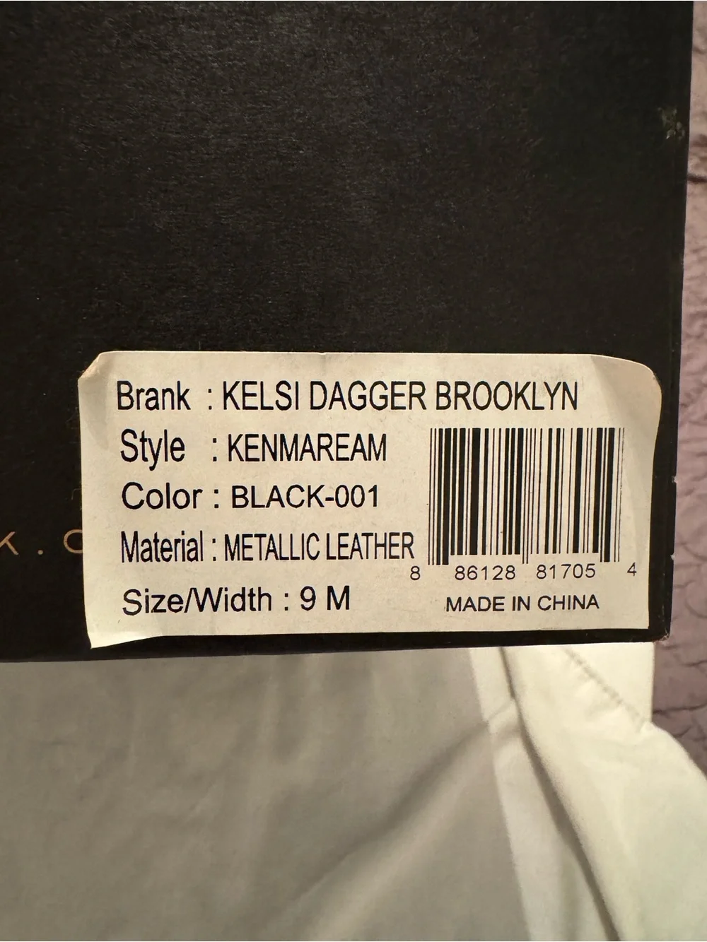 Kelsi Dagger Brooklyn Womens Black Metallic Leather Booties
